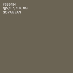 #6B6454 - Soya Bean Color Image